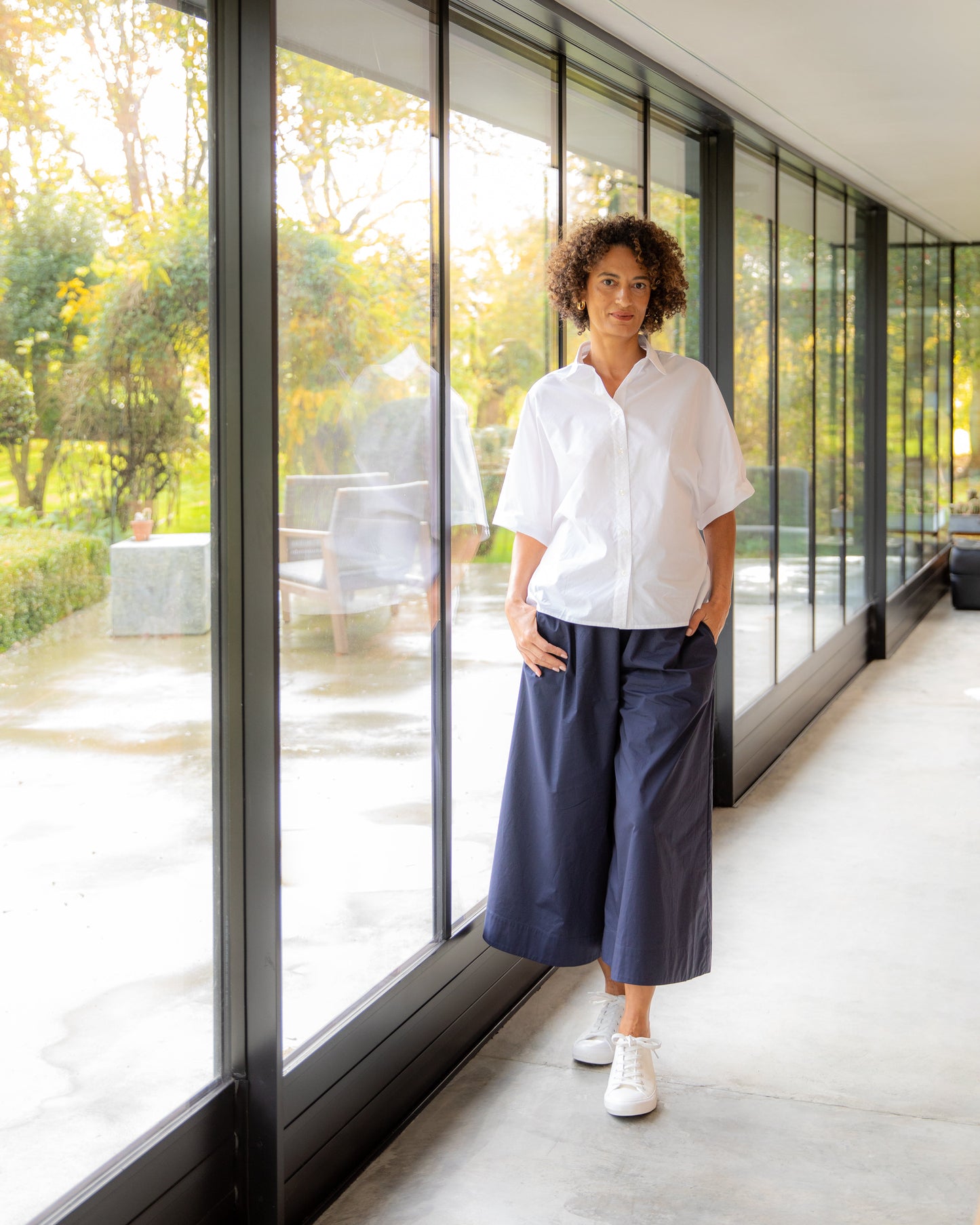 Carrie Culotte | Navy