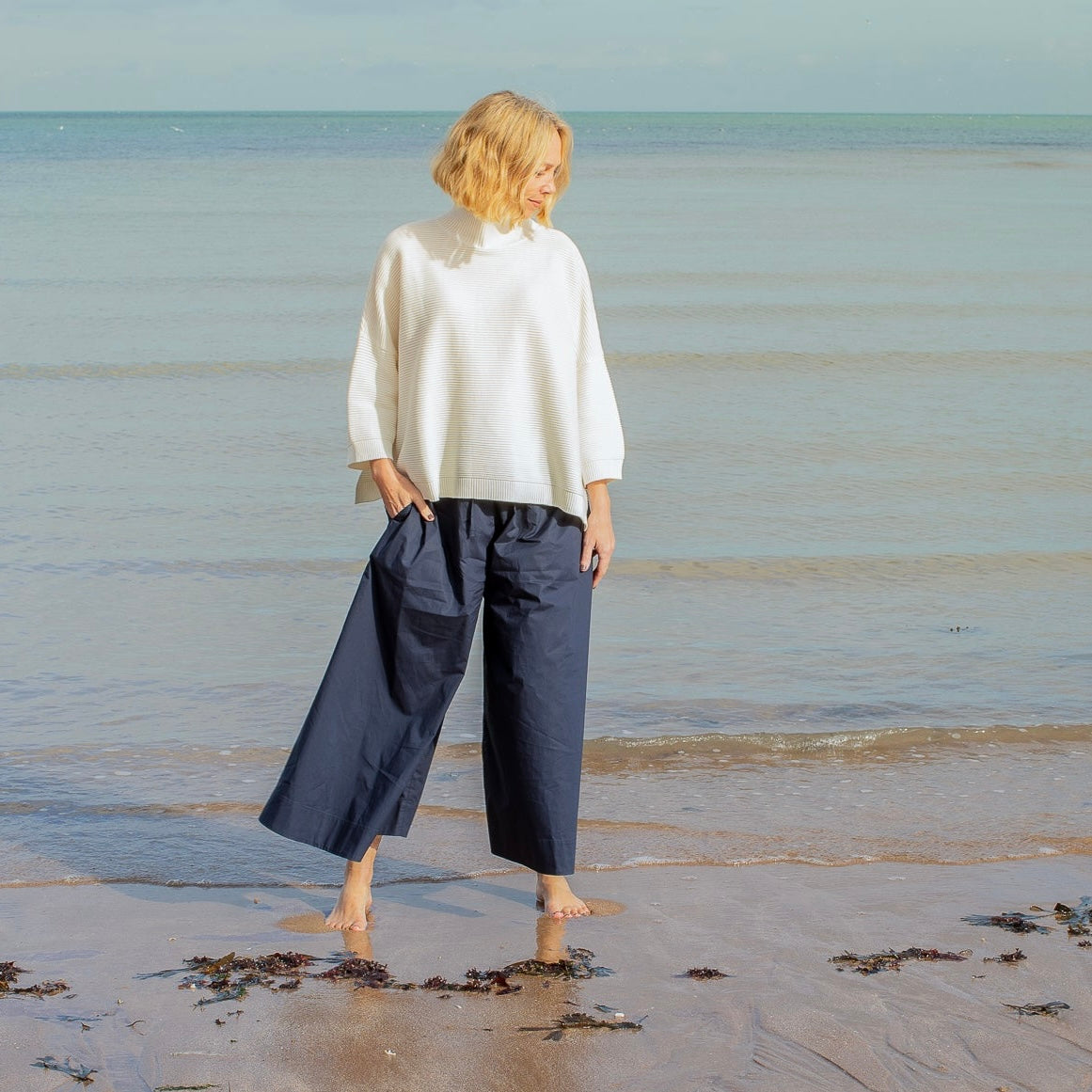 Carrie Culotte | Navy