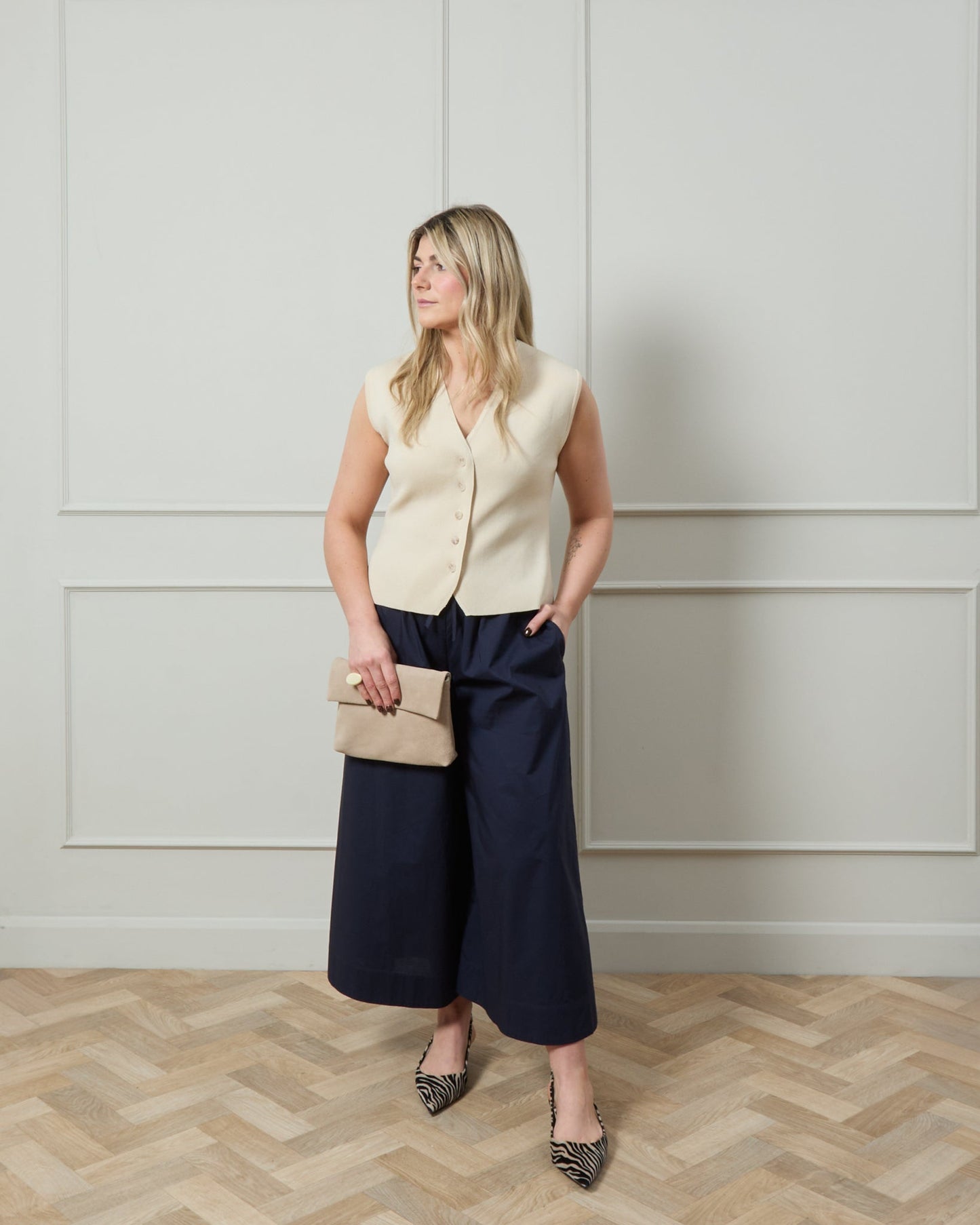 Carrie Culotte | Navy