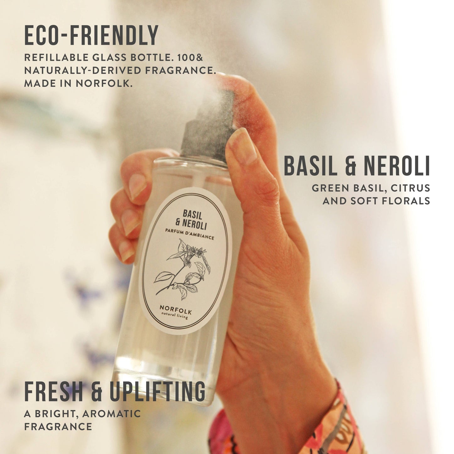 Room + Mood Mist | Basil + Neroli | 150ml