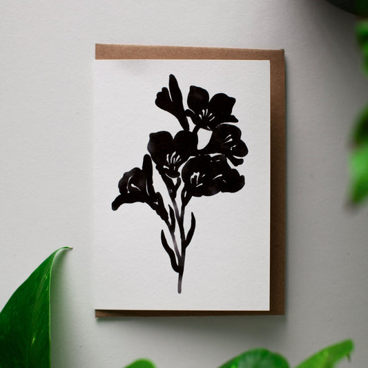 Alstroemeria Card