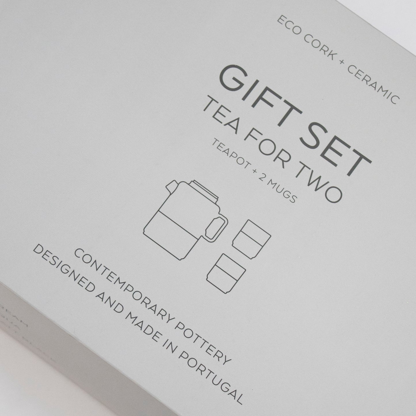 Eco Gift Set | Tea For Two | Cream